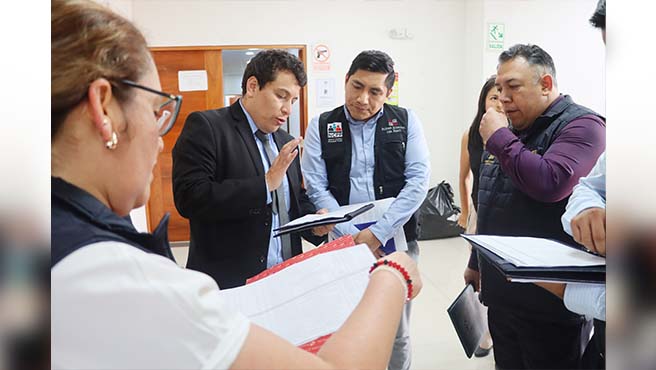 UETI Penal del Poder Judicial realizó visita de monitoreo y supervisión al Módulo del NCPP de la Corte Superior de Justicia del Callao