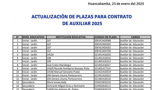 auxiliares 2025