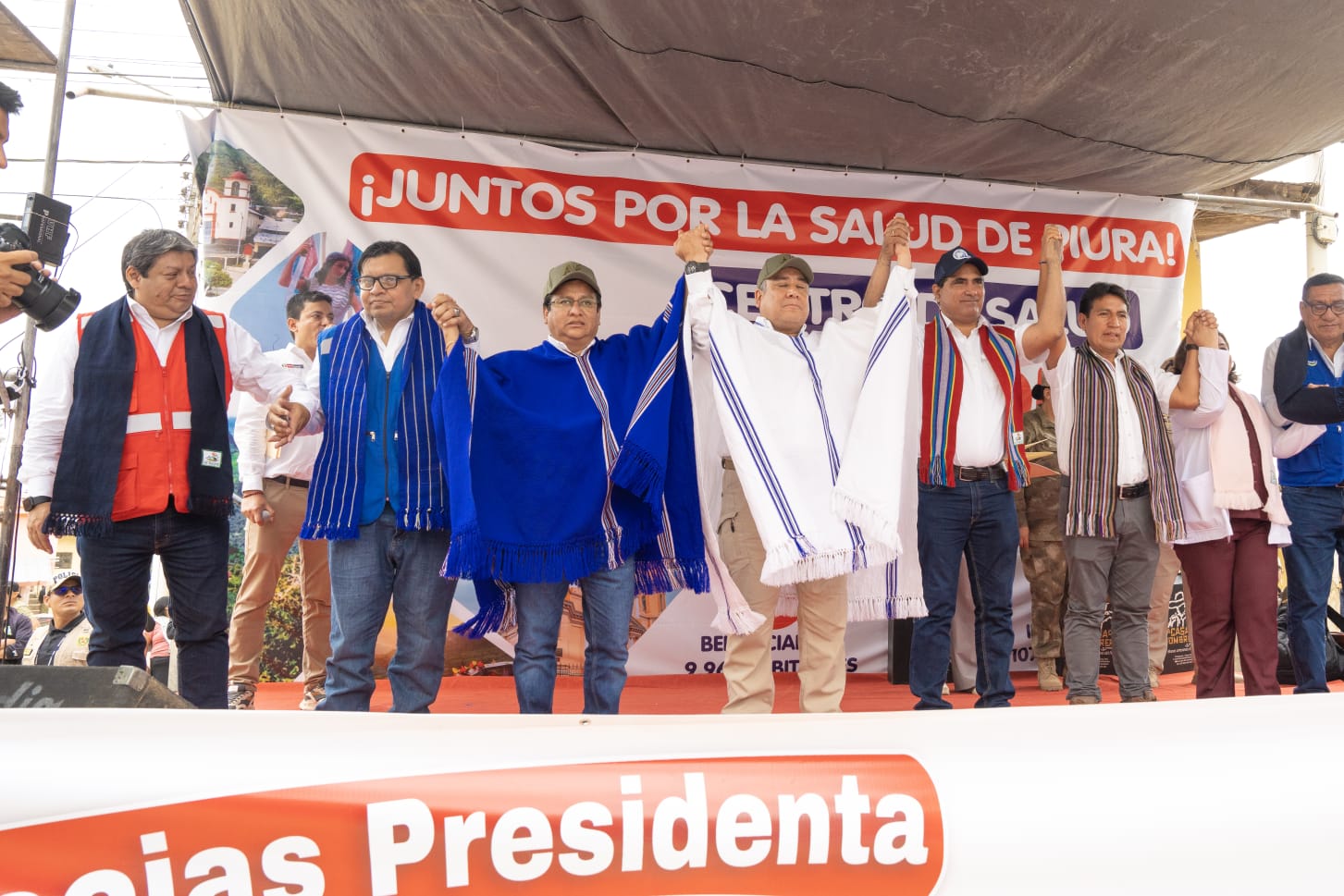 Gobernador, premier y ministro de Salud inauguran Centro de Salud de San Miguel de El Faique que beneficiará a más de 9 mil personas