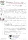 Vista preliminar de documento RESOLUCION DE ALCALDIA N°382-2021-MPA-A