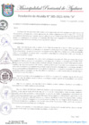 Vista preliminar de documento RESOLUCION DE ALCALDIA N°385-2021-MPA-A