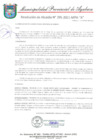Vista preliminar de documento RESOLUCION DE ALCALDIA N°395-2021-MPA-A
