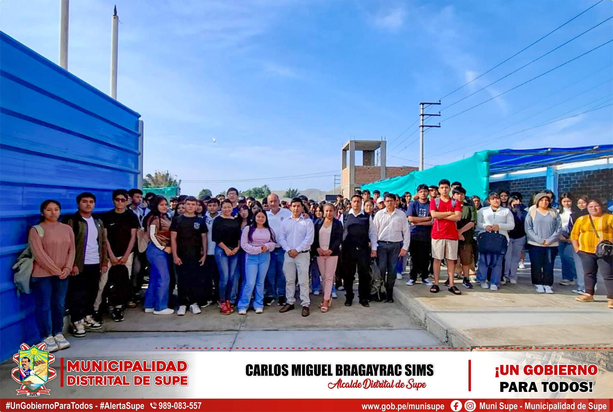 Nota informativa del inicio de clases de la academia preuniversitaria de Supe