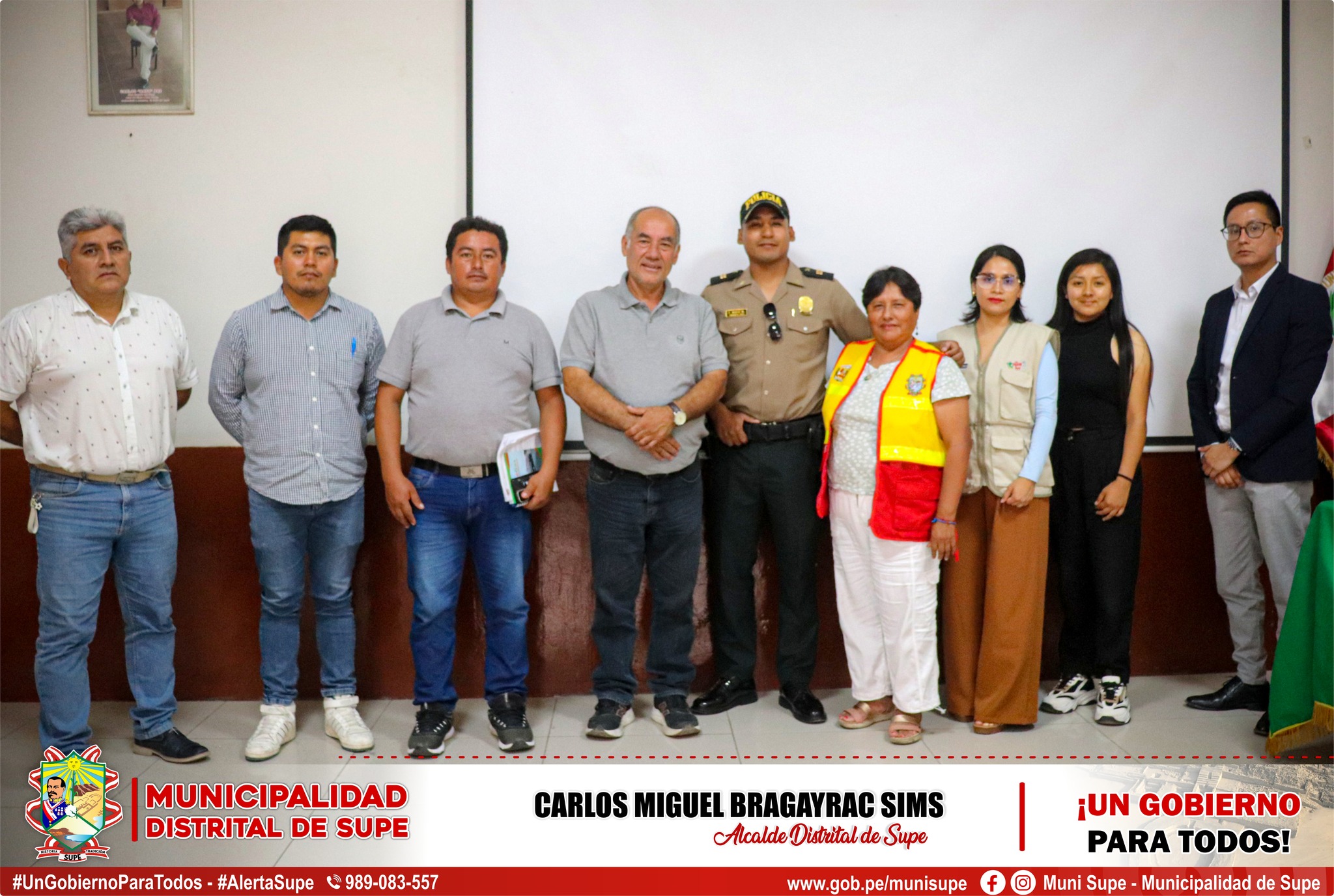 Primera sesión del Codisec Supe
