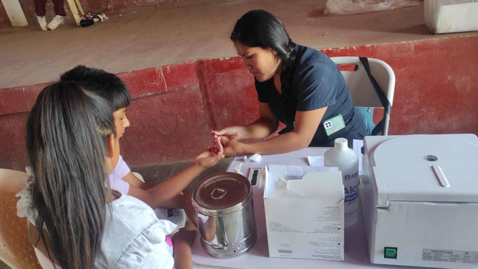 Campaña médica gratuita llegó al centro poblado de Garlero