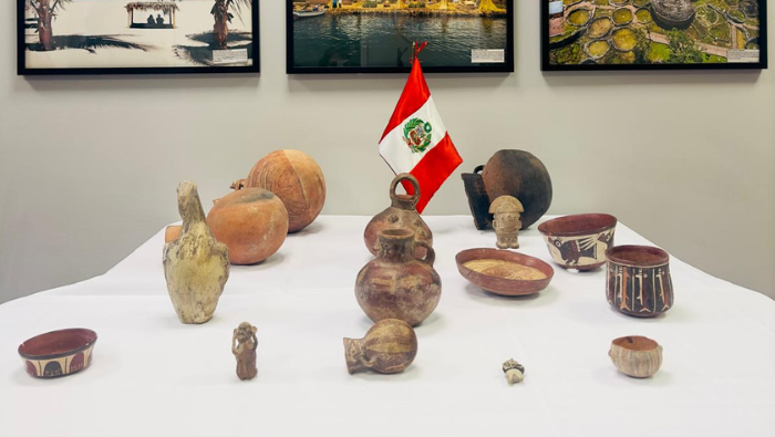 Consulado General del Perú en Boston concretó restitución de 15 bienes pertenecientes al Patrimonio Cultural de la Nación