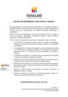 Vista preliminar de documento Política de SST