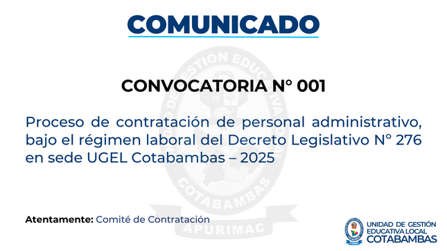 Convocatoria 276