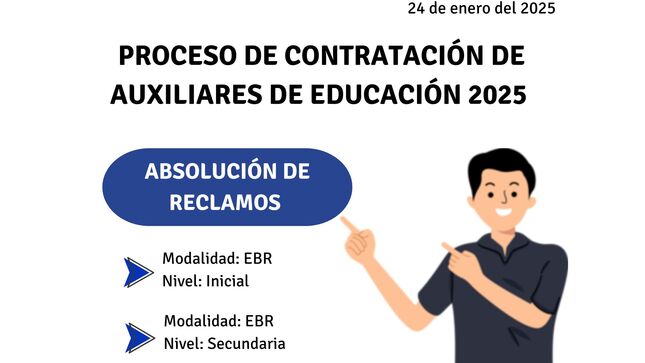 Auxiliares de educación 2025