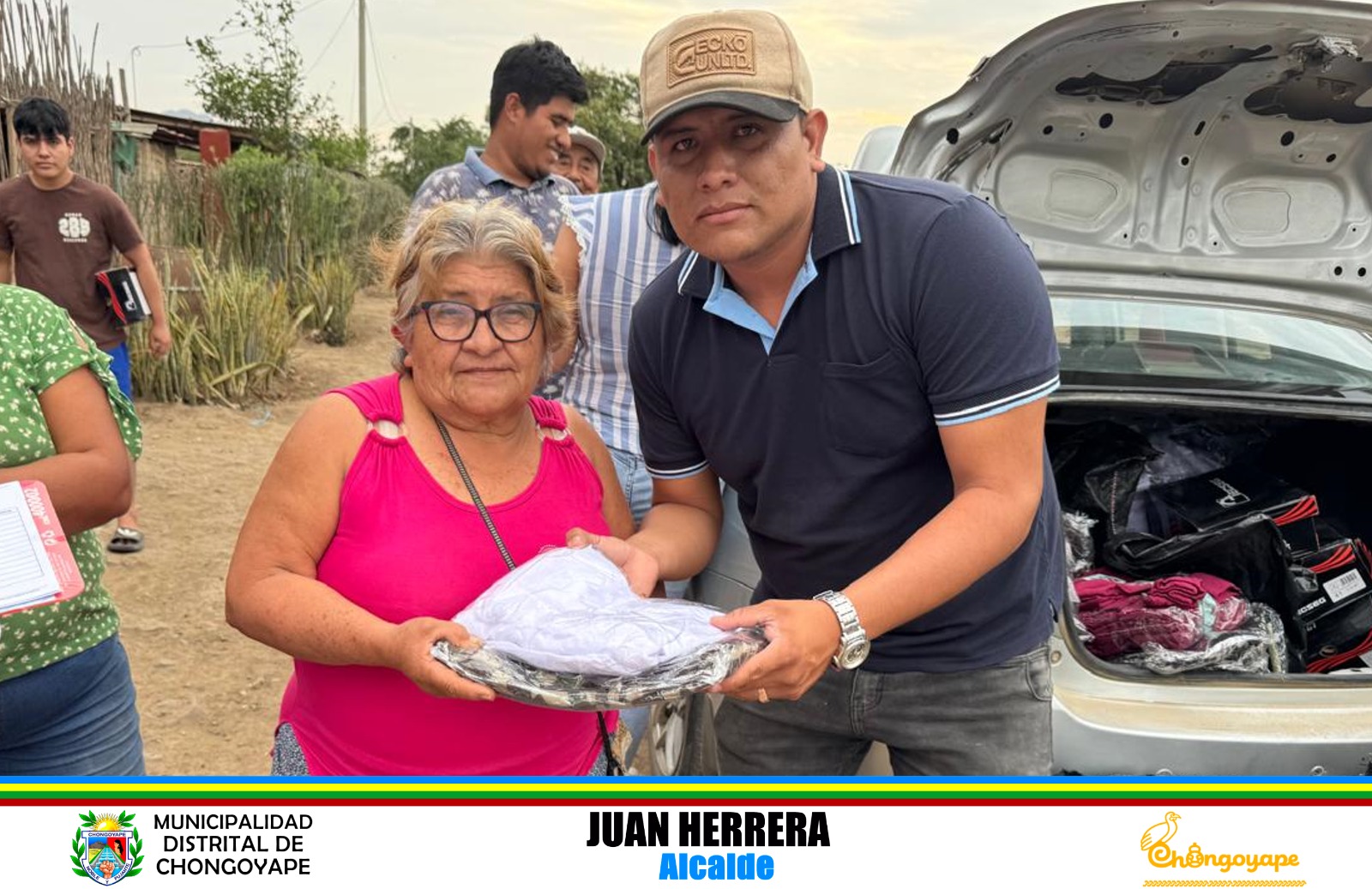 Archivo JPG de la donación de prendas de vestir y calzado.
