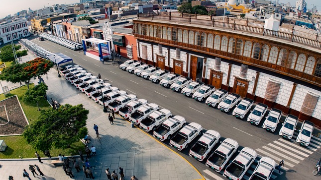 100 Patrulleros Otorgados Por El Gore Recorrerán Trujillo Las 24 Horas Del Día