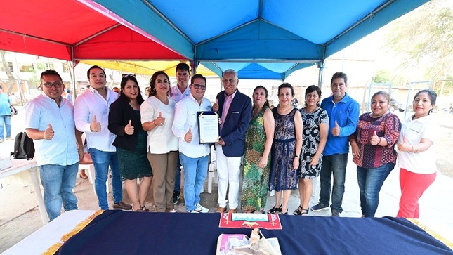Juramentación de nueva Junta Directiva Urb. Piura