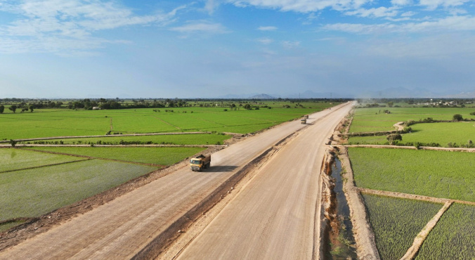 Ejecución de la Vía de Evitamiento Guadalupe en La Libertad tiene un 31 % de avance de obras