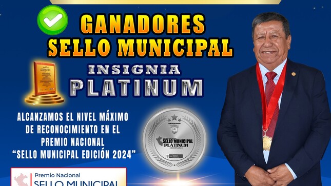 Ganadores del Sello Municipal – INSIGNIA PLATINUM