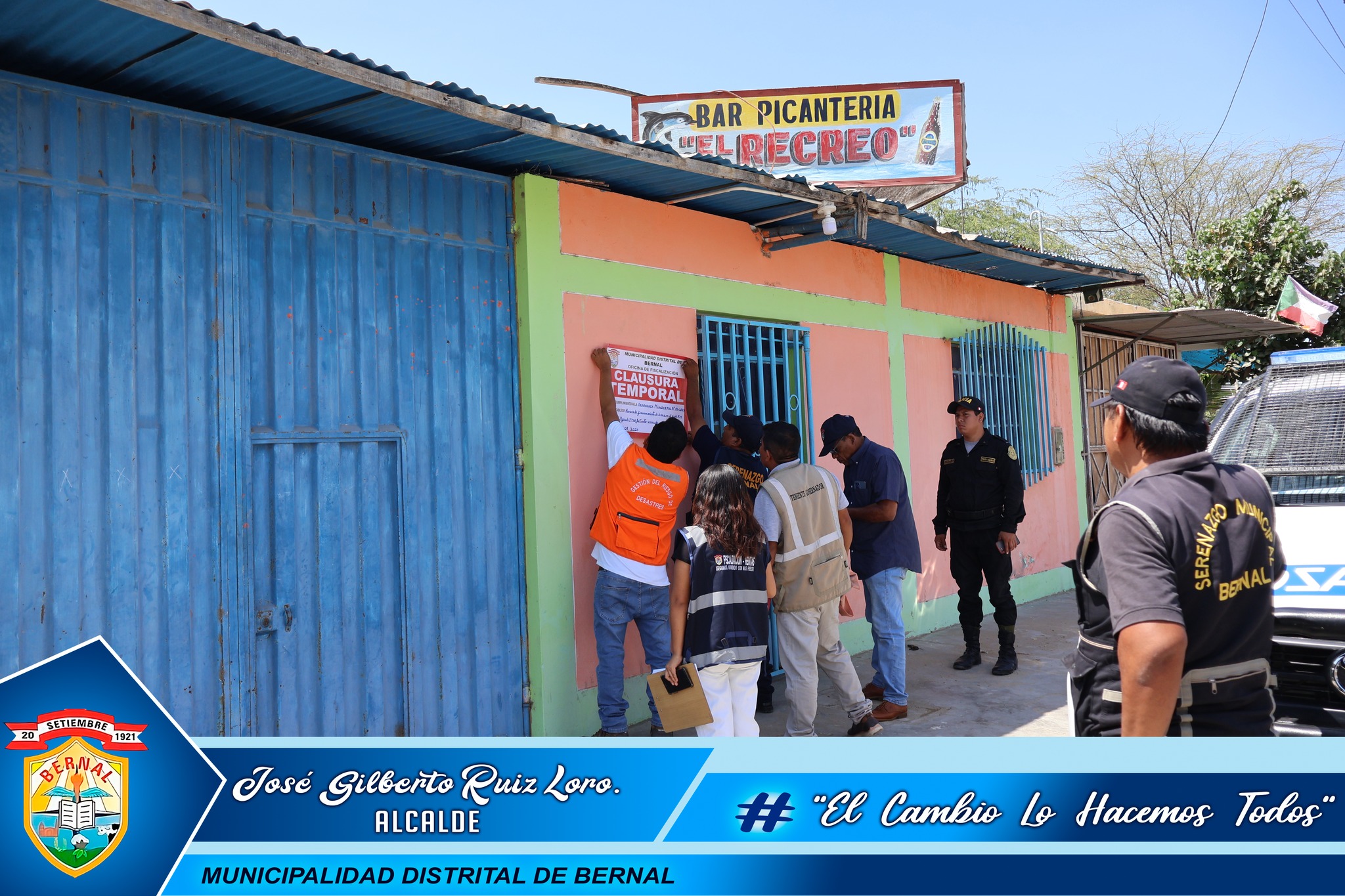 Bernal prioriza la tranquilidad ciudadana: Clausuran locales que incumplen ordenanza.