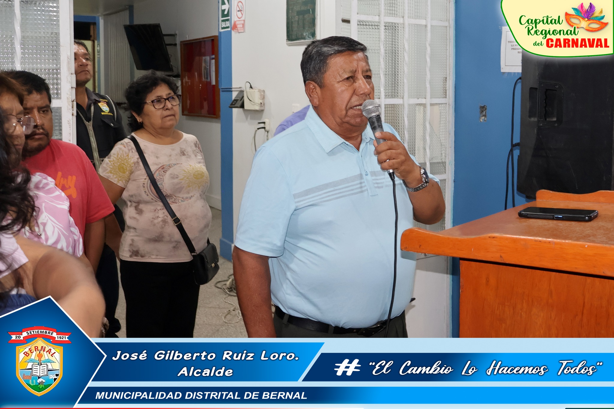 Municipalidad distrital de Bernal rinde homenaje a nuestro milagroso Seรฑor de la Agonรญa