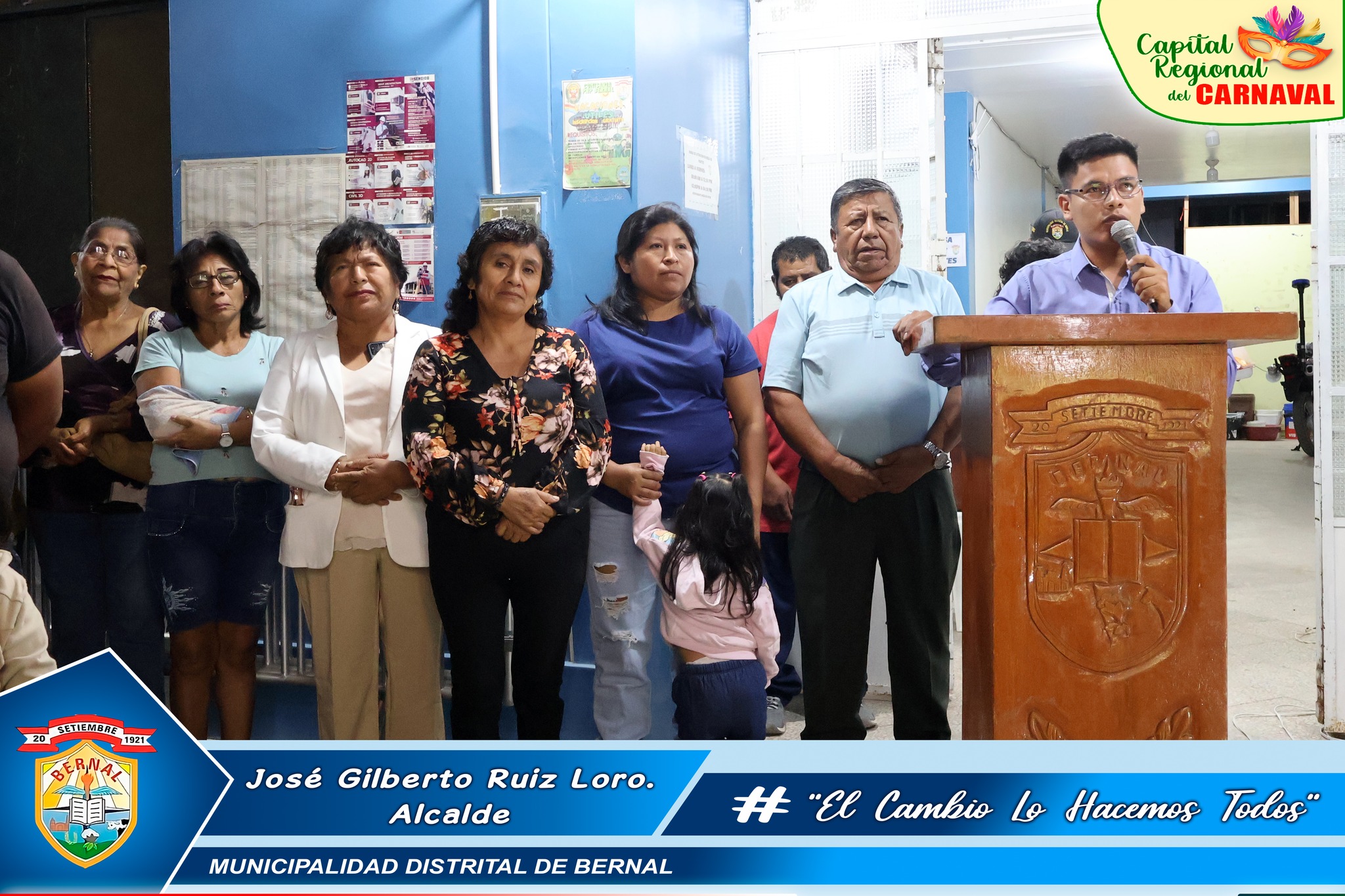 Municipalidad distrital de Bernal rinde homenaje a nuestro milagroso Seรฑor de la Agonรญa