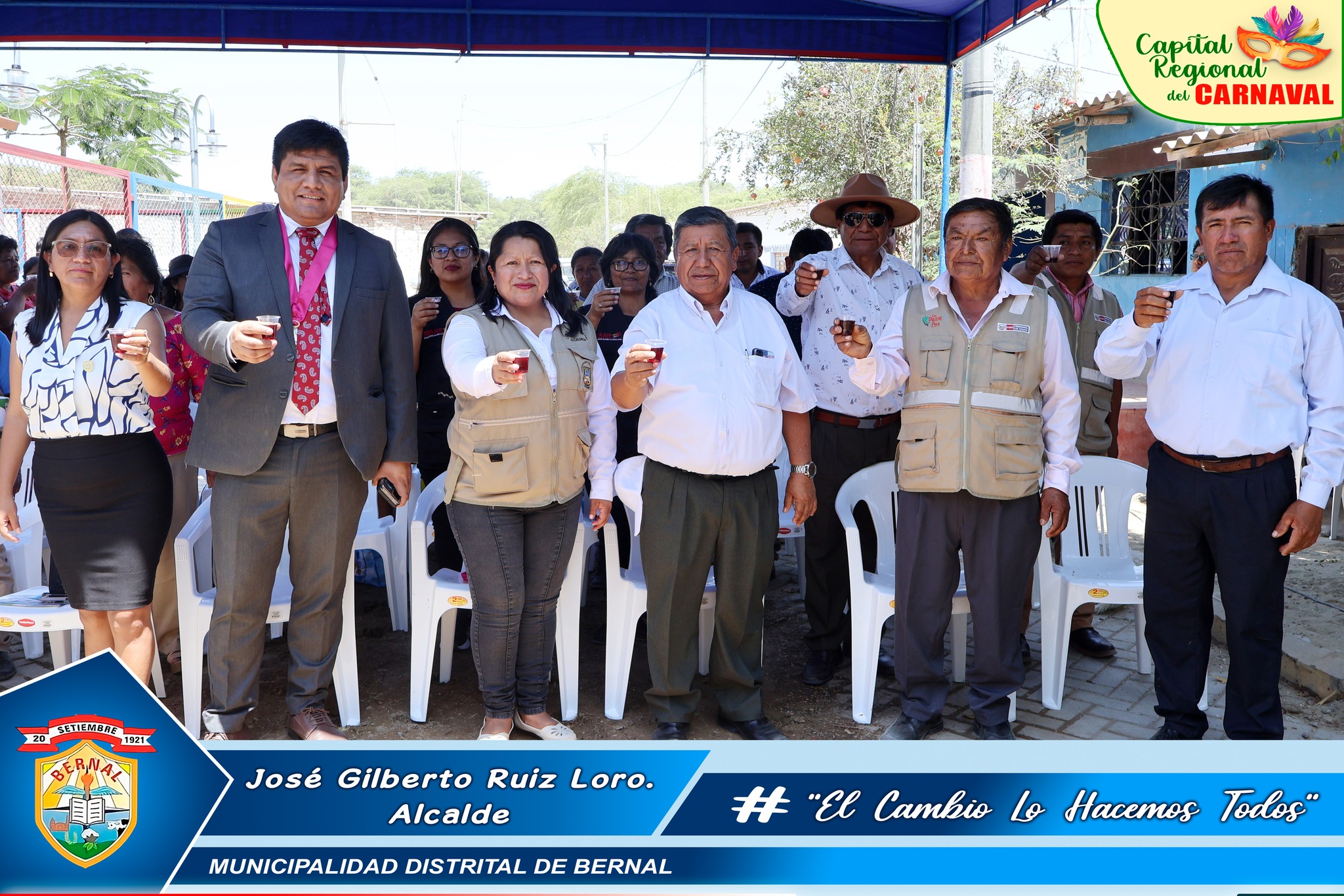 Municipalidad distrital de Bernal rinde homenaje a nuestro milagroso Señor de la Agonía