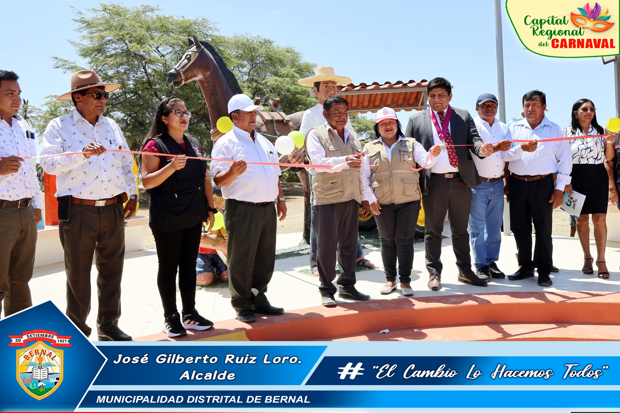 Municipalidad distrital de Bernal rinde homenaje a nuestro milagroso Señor de la Agonía