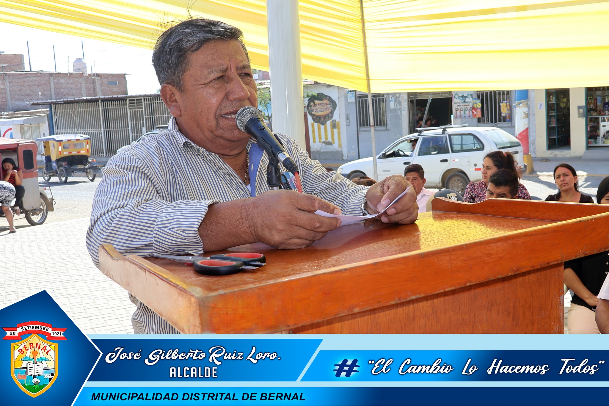 Inauguraci贸n del Parque Miguel Grau - Bernal