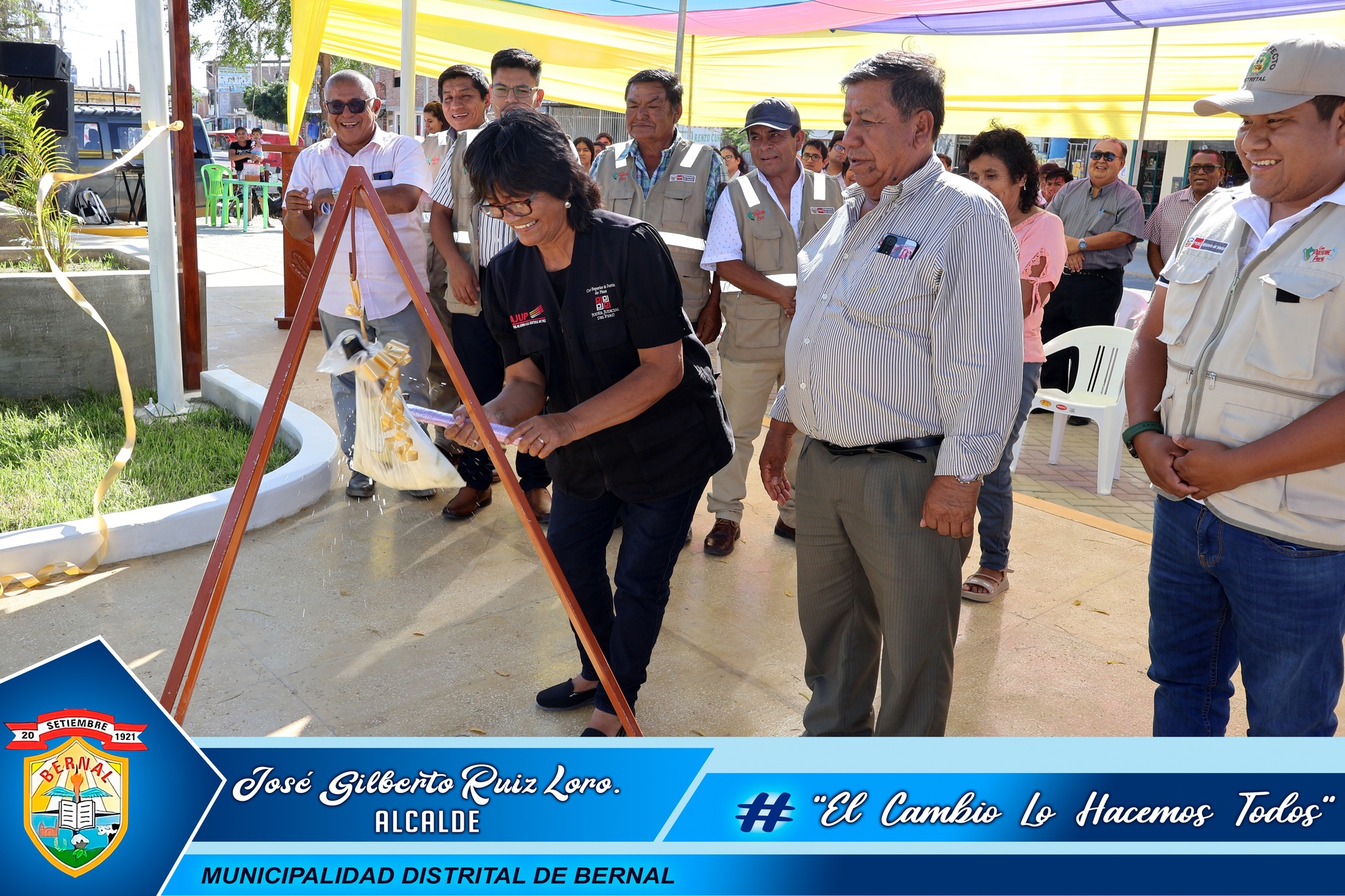 Inauguraci贸n del Parque Miguel Grau - Bernal
