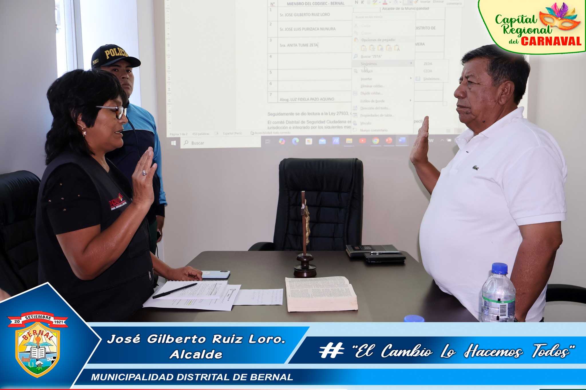 Instalaci贸n y juramentaci贸n del CODISEC a帽o 2025