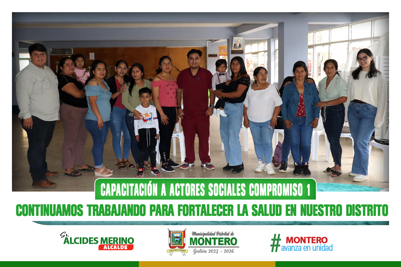 MDM Realiza Capacitación a Actores Sociales Compromiso 1