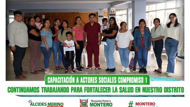 MDM Realiza Capacitación a Actores Sociales Compromiso 1 