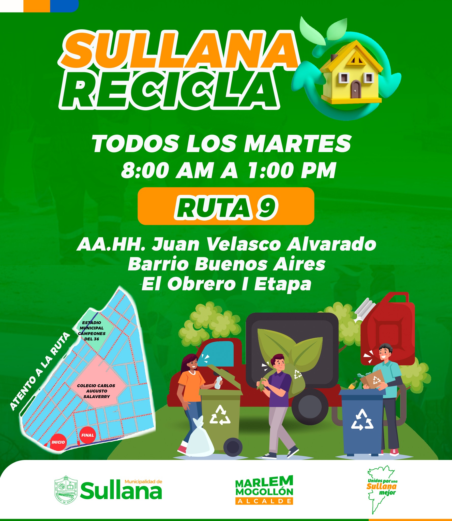 ¡El Programa RECICLA llegó para transformar Sullana!