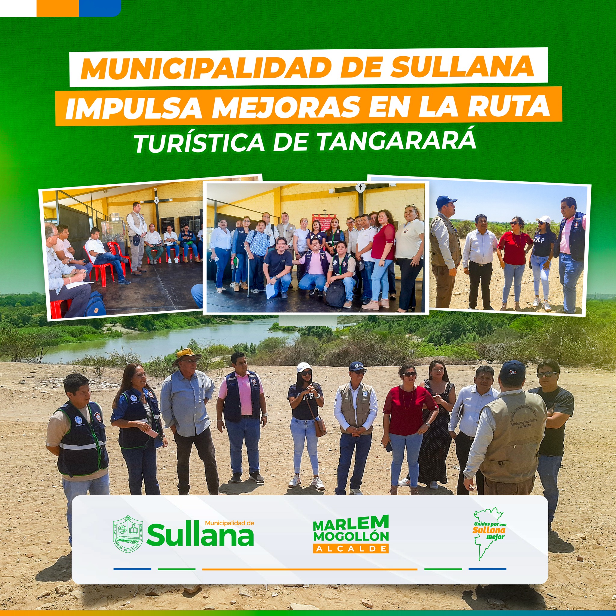 Municipalidad de Sullana impulsa mejoras en la Ruta Turística de Tangarará