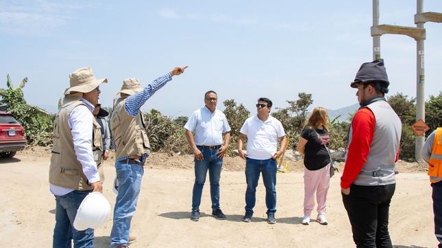 Inspección a obras de Huaral por parte de la Comisión de Desarrollo Urbano 