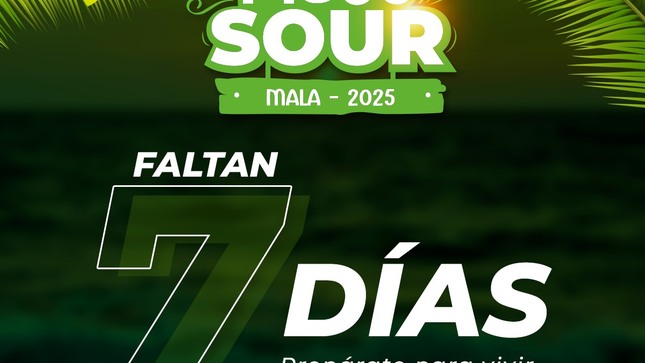 Prepárate para vivir una experiencia única que desbordará tus sentidos, donde la frescura del pisco y la pasión de los productores maleños se mezclan en una celebración sin igual.
Sábado 01 febrero 
Inicio: 1:00 p.m.
Playa Bujama Baja 
𝙈𝙖𝙡𝙖, 𝙪𝙣𝙖 𝙣𝙪𝙚𝙫𝙖 𝙝𝙞𝙨𝙩𝙤𝙧𝙞𝙖