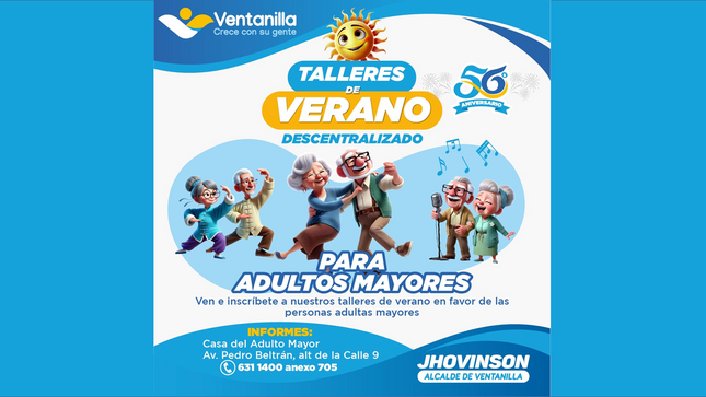 Talleres gratuitos para el esparcimiento y desarrollo de habilidades de adultos mayores en la Casa del Adulto Mayor. 🧓👵