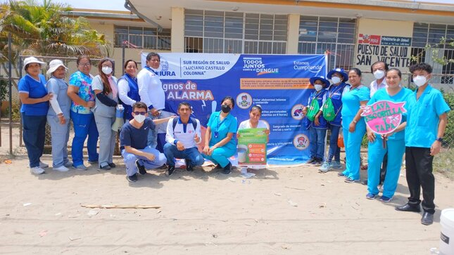Personal de salud y agentes comunitarios realizaron visitas domiciliarias encontrando depósitos con larvas en 320 viviendas. 
