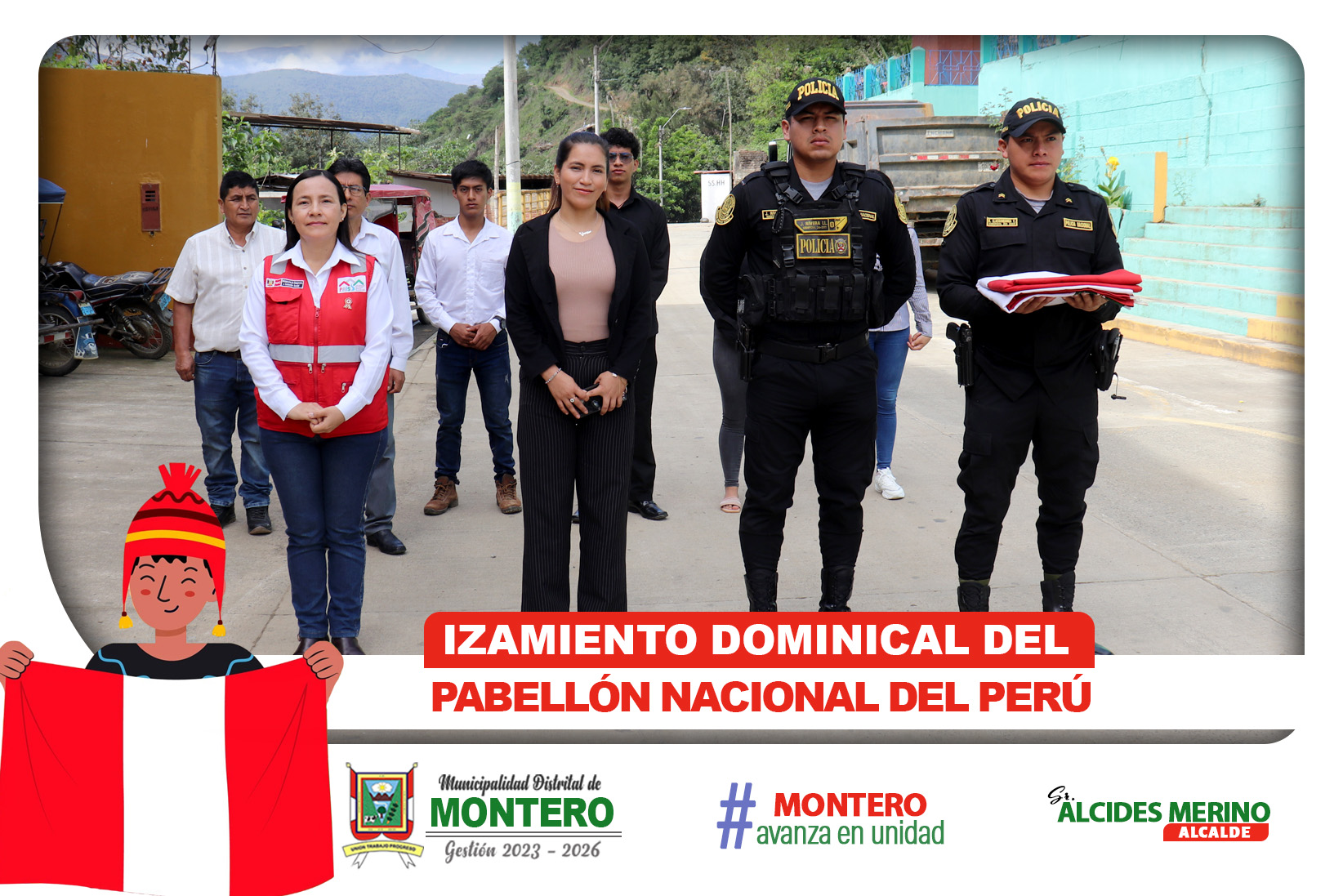 Izamiento Dominical del Pabellón Nacional del Perú 