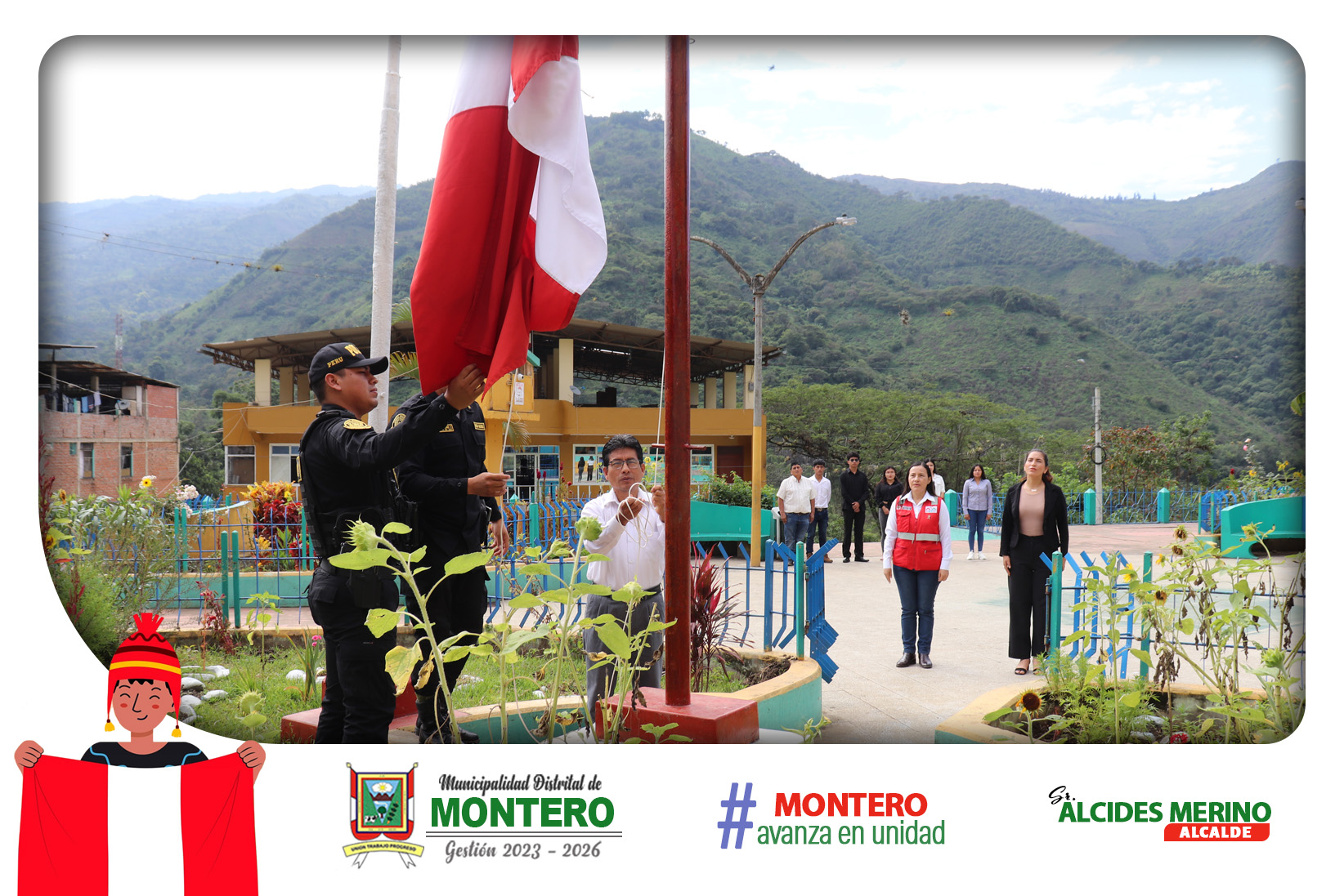 Izamiento Dominical del Pabellón Nacional del Perú 