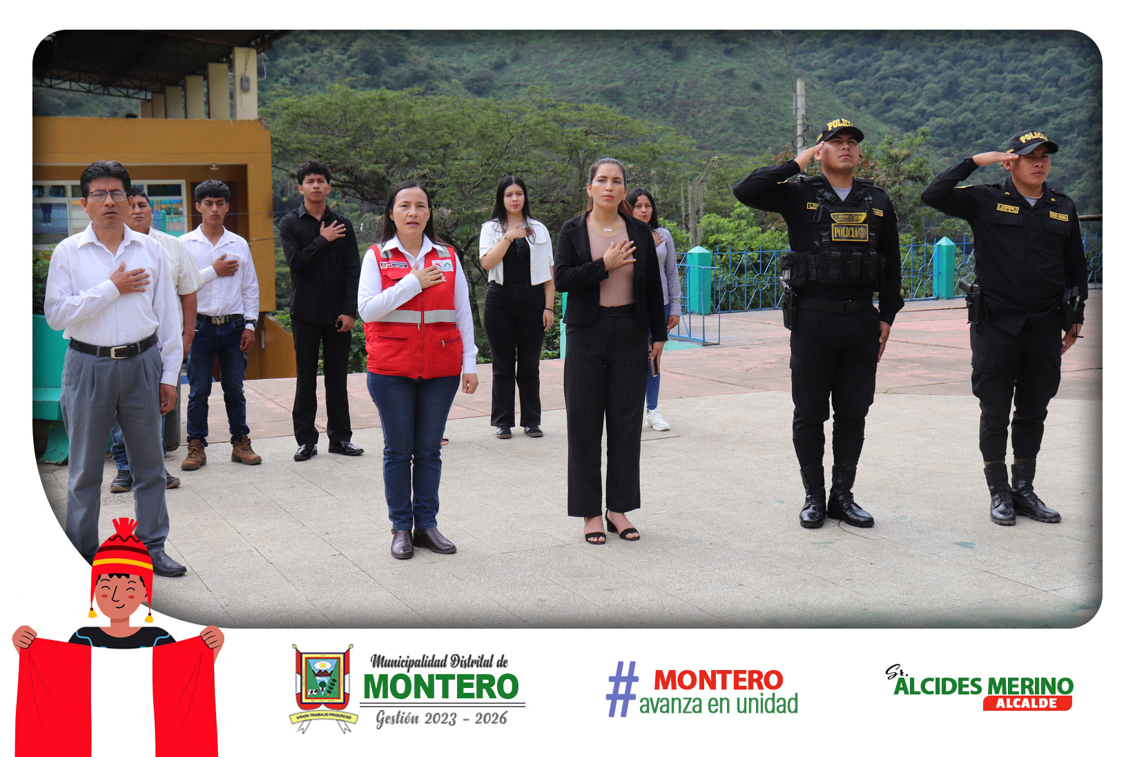 Izamiento Dominical del Pabellón Nacional del Perú 