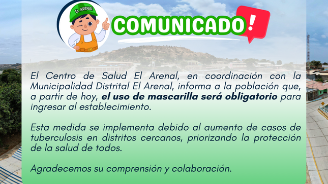COMUNICADO CENTRO DE SALUD