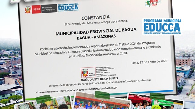 MPB recibió un reconocimiento del Ministerio del Ambiente.