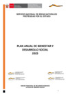 Vista preliminar de documento Plan Anual de Bienestar y Desarrollo Social 2025” del Sernanp.