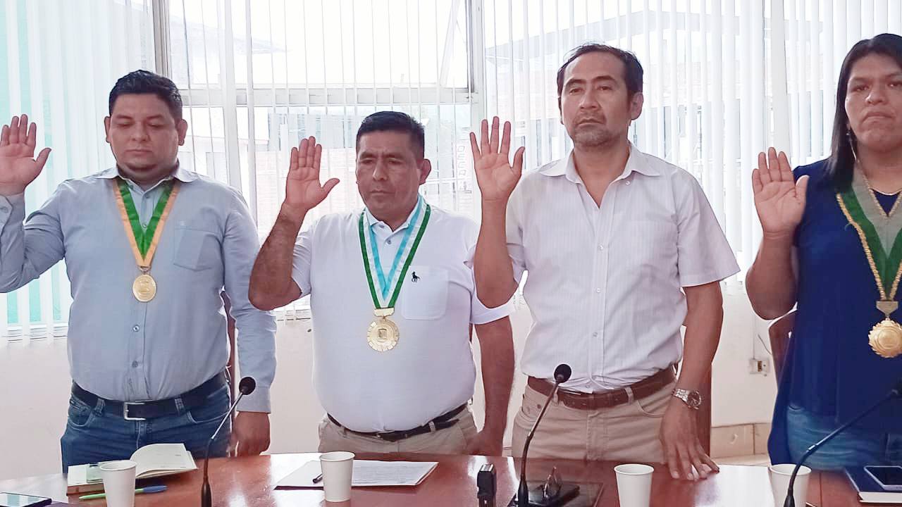 Alcalde Jordan Soria Runachagua Juramento Como Integrante De Coprosec Chanchamayo