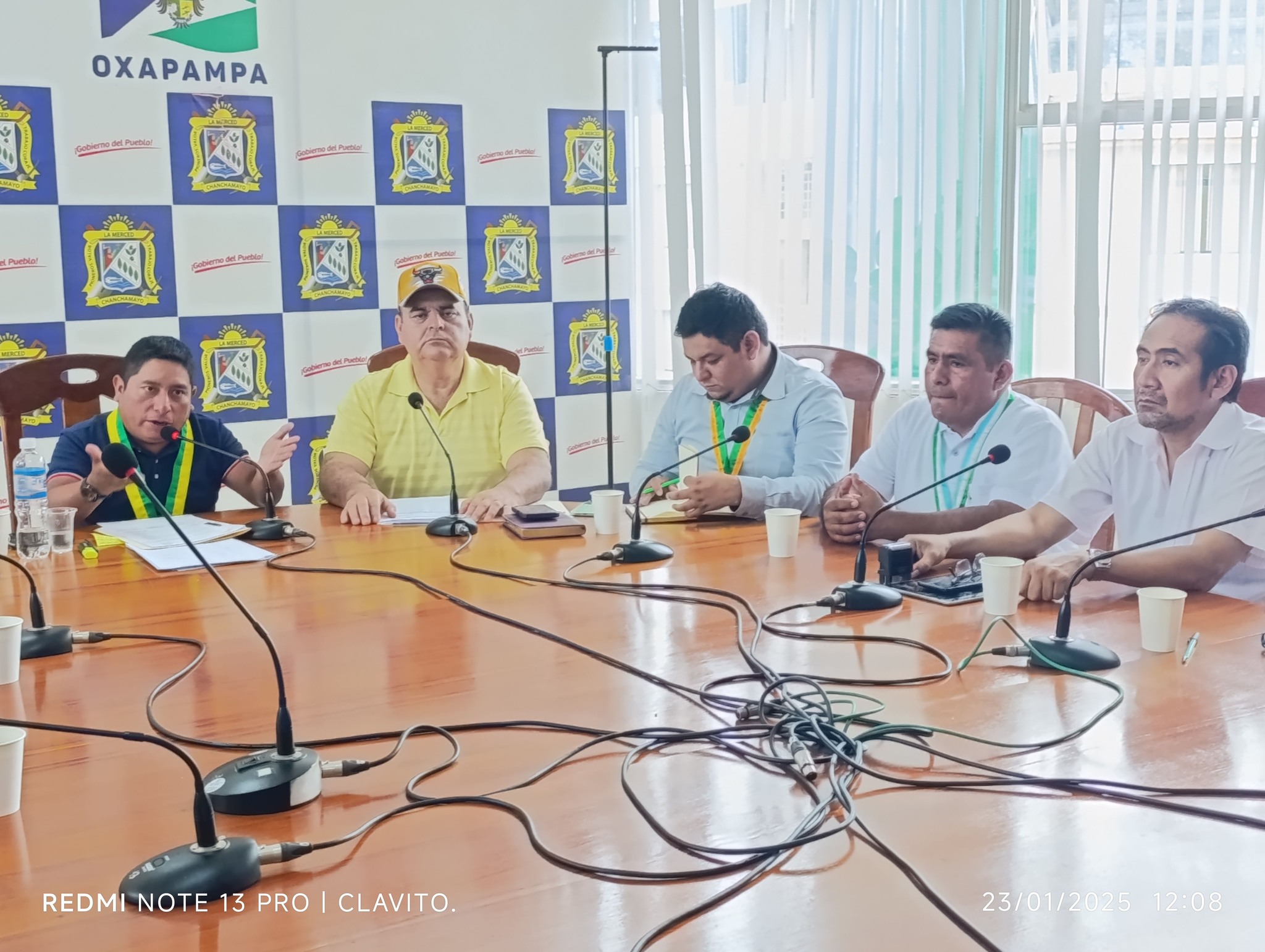 Alcalde Jordan Soria Runachagua Juramento Como Integrante De Coprosec Chanchamayo