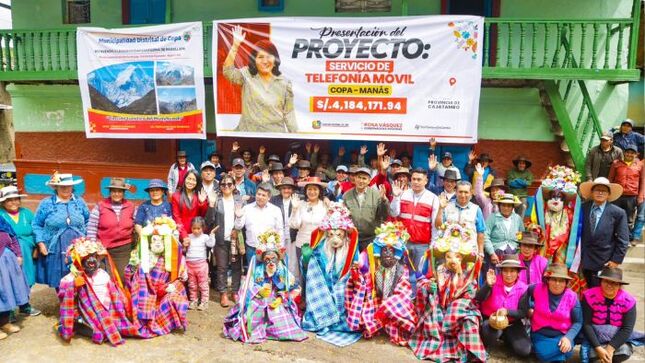 Telefonía móvil para pueblos de Cajatambo 
