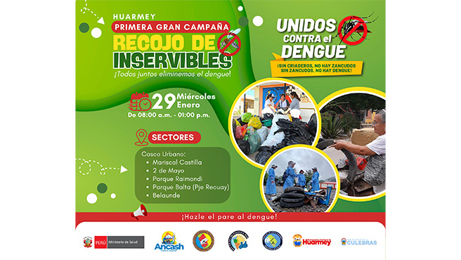 Primera gran campaña de recojo de inservibles
