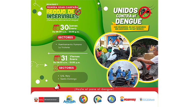 Primera gran campaña de recojo de inservibles