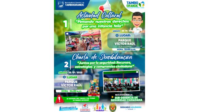 MDT promueve una infancia feliz y una comunidad segura