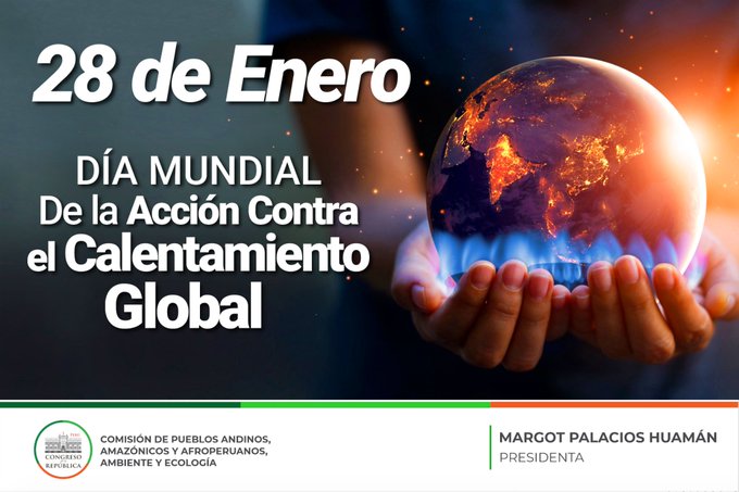 El #DíaMundialdelaAcciónFrentealCalentamientoTerrestre fue establecido en 1997, por acuerdo de 140 países que ratificaron el Protocolo de Kyoto, para hacer frente al calentamiento global. El objetivo es crear conciencia sobre el cambio climático global debido al aumento de la concentración de los gases de efecto invernadero (GEI). Recordemos que el calentamiento global es consecuencia de la deforestación, la contaminación y el incremento de emisión de gases de efecto invernadero, ocasionados por actividades que realiza el hombre.