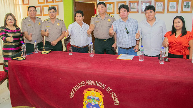 Alcaldes de la provincia de Huarmey impulsan reactivación de comisaría en el distrito de Huayán
