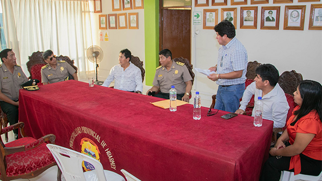 Alcaldes de la provincia de Huarmey impulsan reactivación de comisaría en el distrito de Huayán