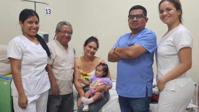 Contamos con servicio de cirugía pediátrica, las 24 horas